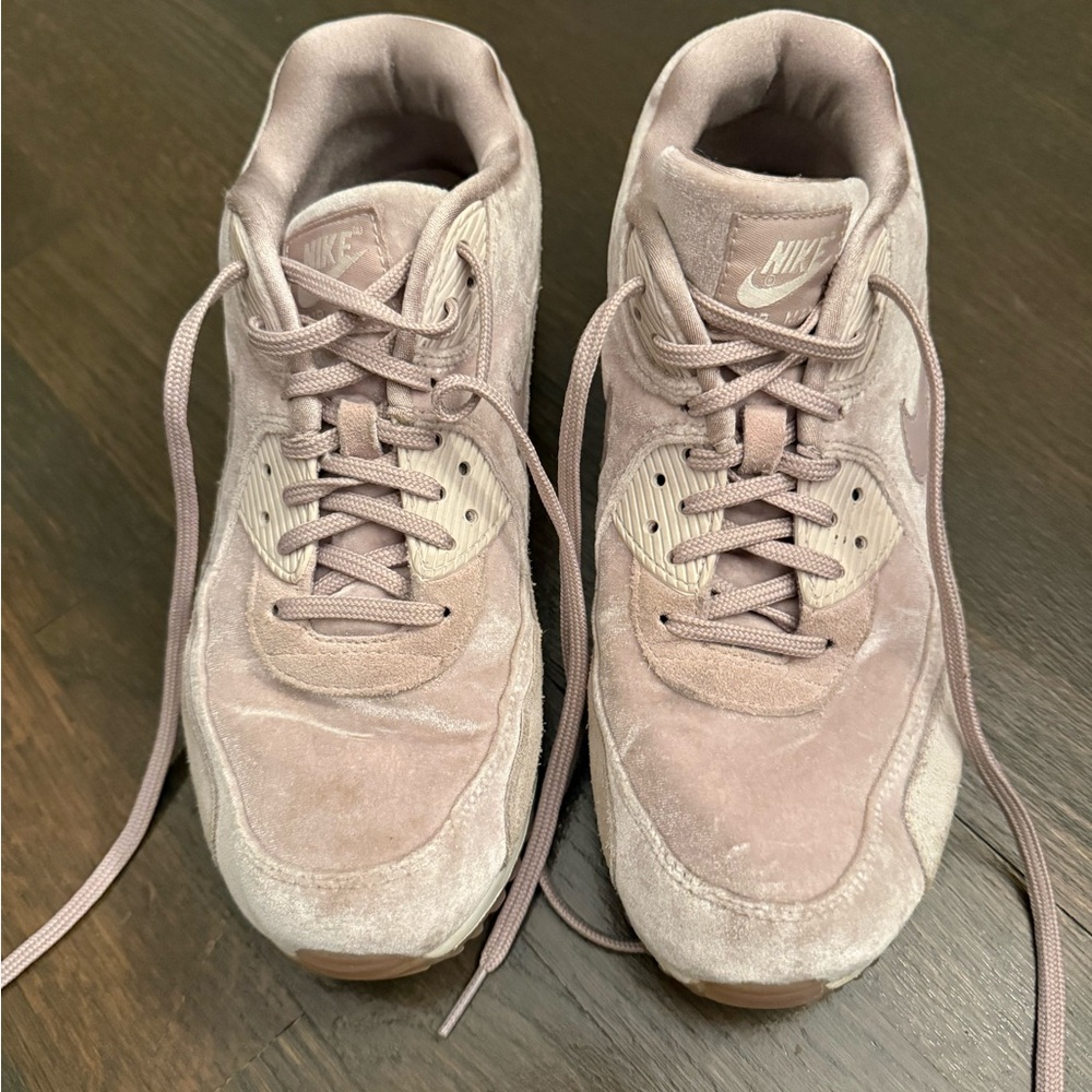 Nike Suede Pink Air Maxes